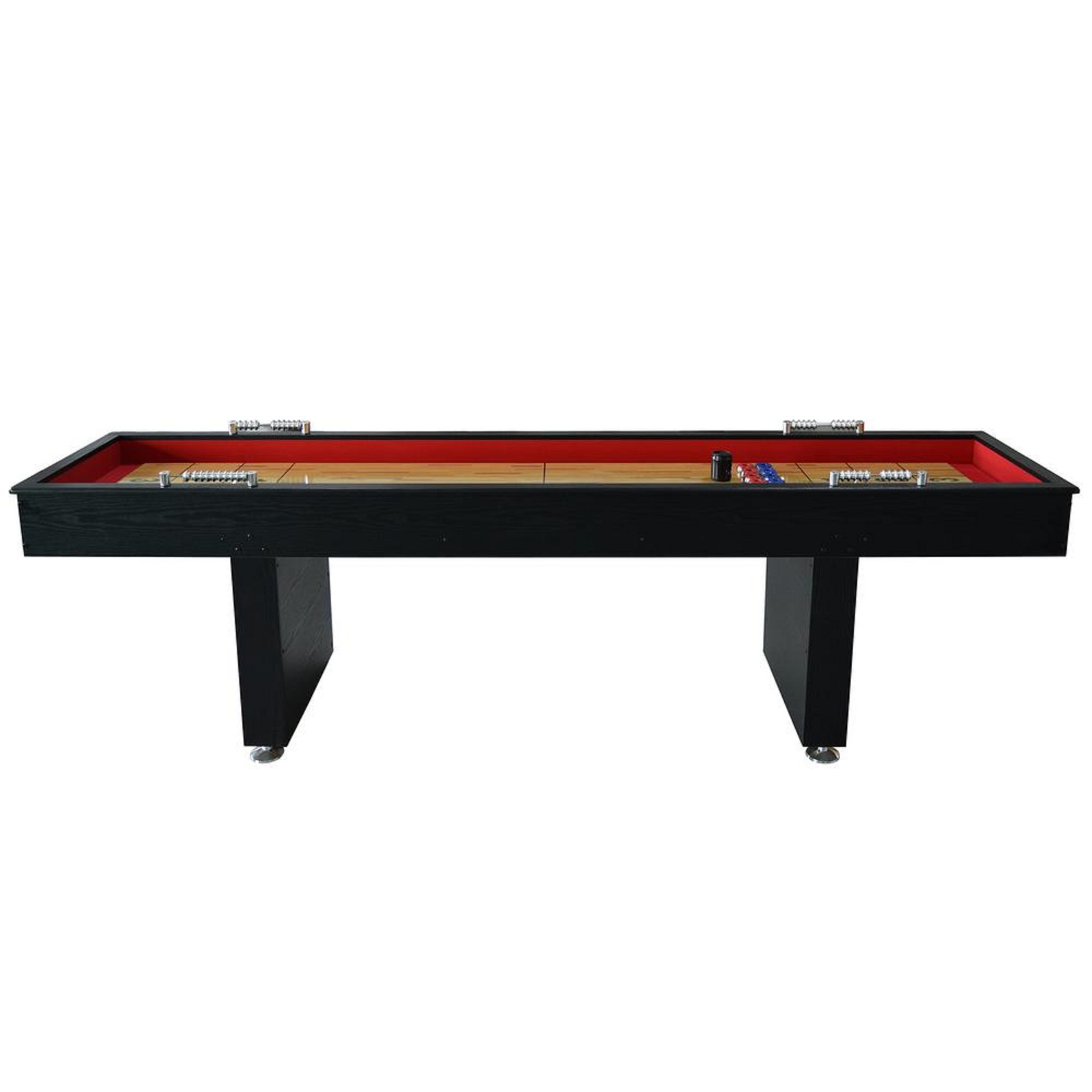 Shuffleboard Game Table with Padded Gutters 8 Ft Exciting Fun Indoor