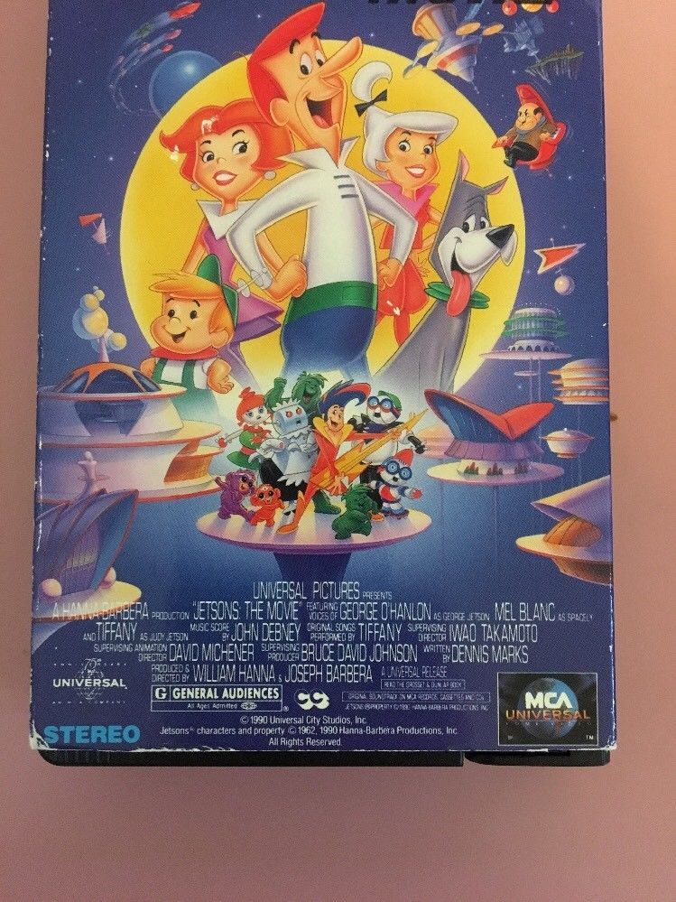 Jetsons The Movie(VHS,1990)Animated Hanna BarbaraTESTEDRARE VINTAGE
