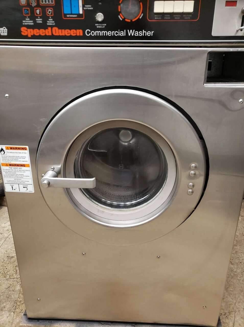 Speed Queen CoinOp Front Load Washer, 20lb, Model SC20MD2YU60001