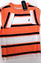 1 Count Nautica Boy's Small 4 T Shirt 821 Orange 100% Cotton