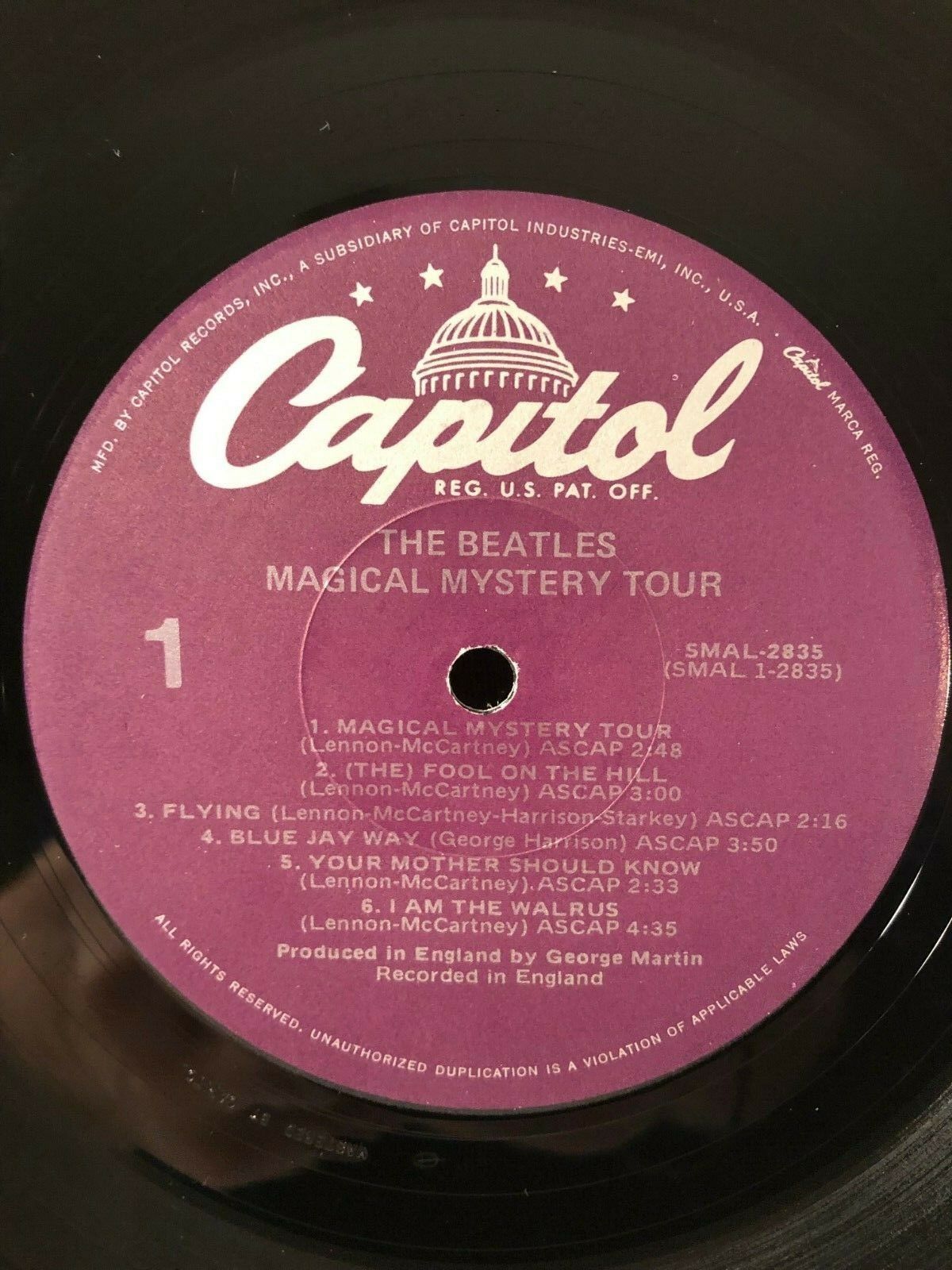 magical mystery tour vinyl smal 2835