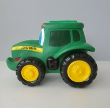 ERTL John Deere Toddler Soft Chunky Plastic Happy Face Toy Tractor Wheels - $8.90