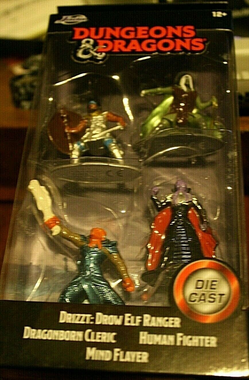 Jada Toys Dungeons & Dragons Die Cast Figurines Drizzt Mind Flayer 