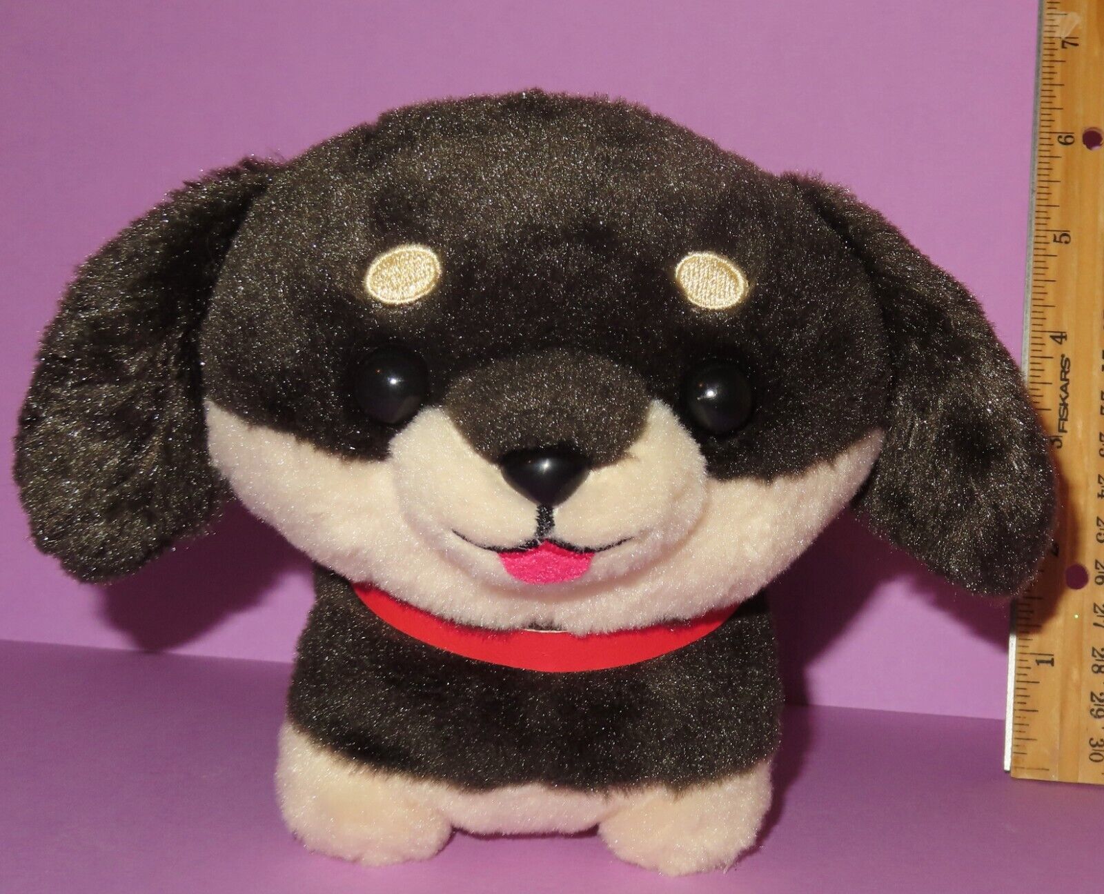 Amuse Amufun Mameshiba Dachshund Dog Japan Stuffed Toreba Plush Toy