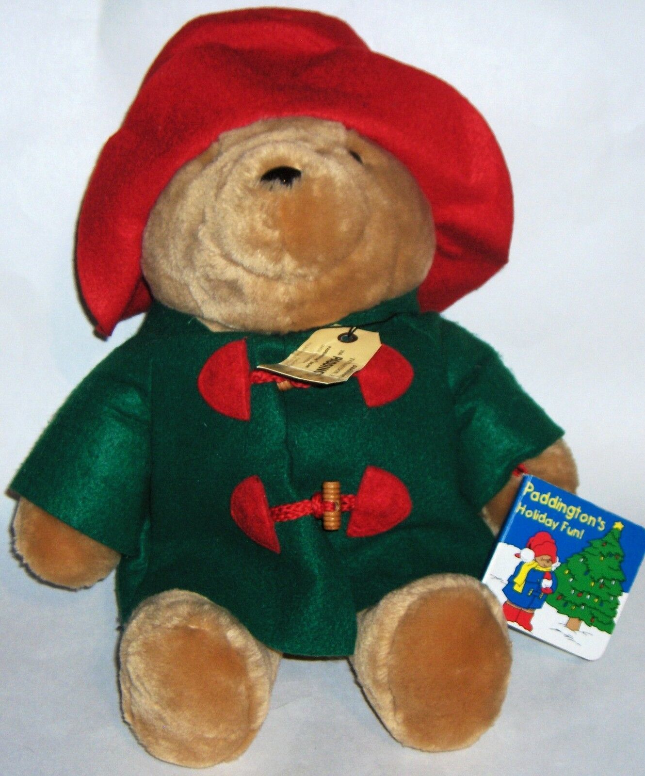 Primary image for Vintage PADDINGTON BEAR Sears Holiday Red Coat  Stuffed Bear