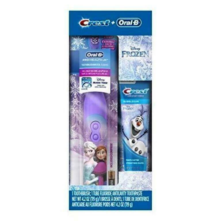 Oral-B + Crest Disney's Frozen Kids Pack Toothpaste And Battery ...