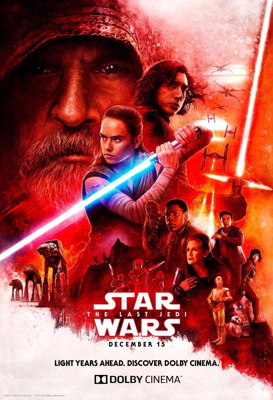 The Last Jedi Movie Silk Fabric Poster 11/"x17/" 24/"x36/" 2017 Star Wars
