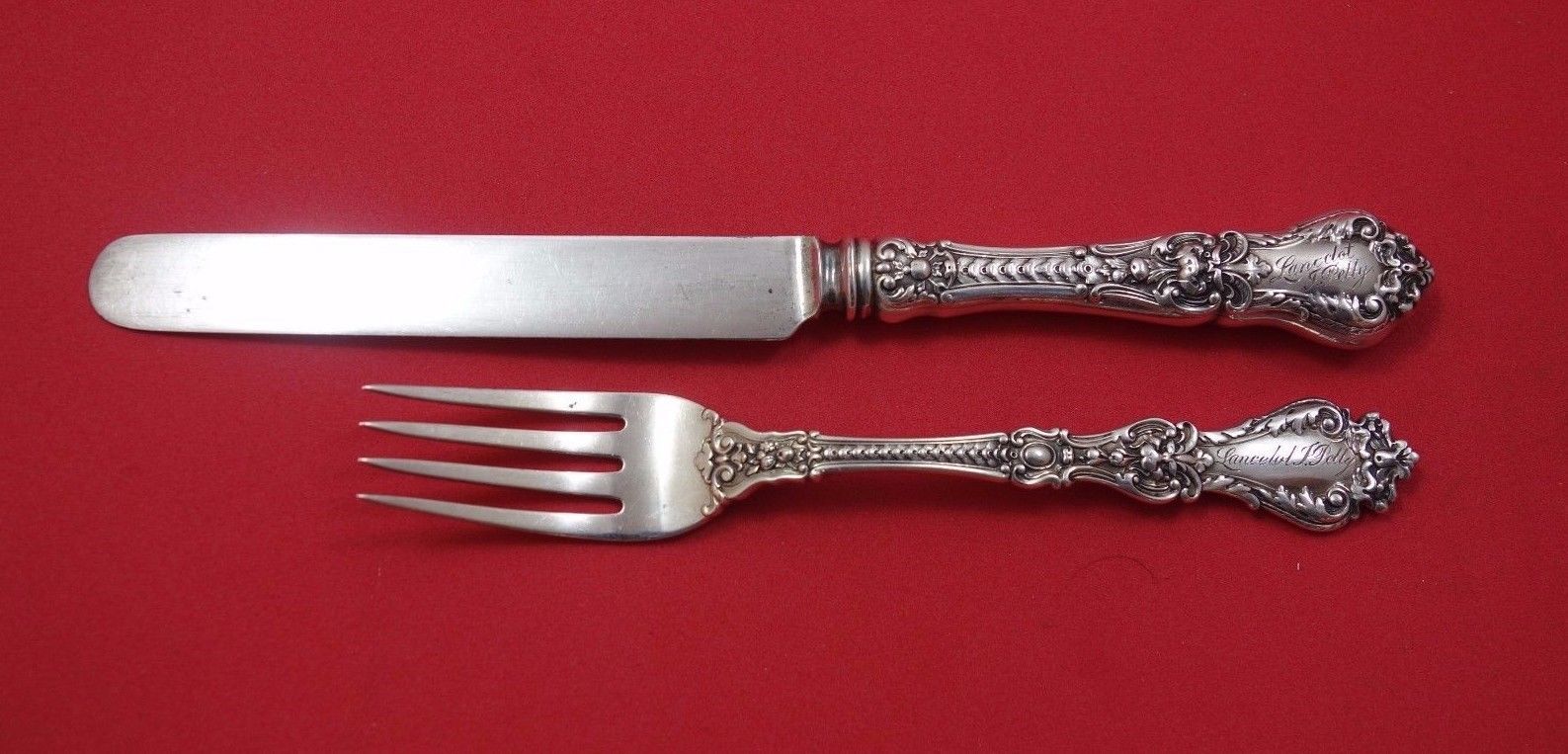 Primary image for Henry II by Gorham Sterling Silver Junior Set 2pc (Knife 7 1/2" and Fork 5 3/4")
