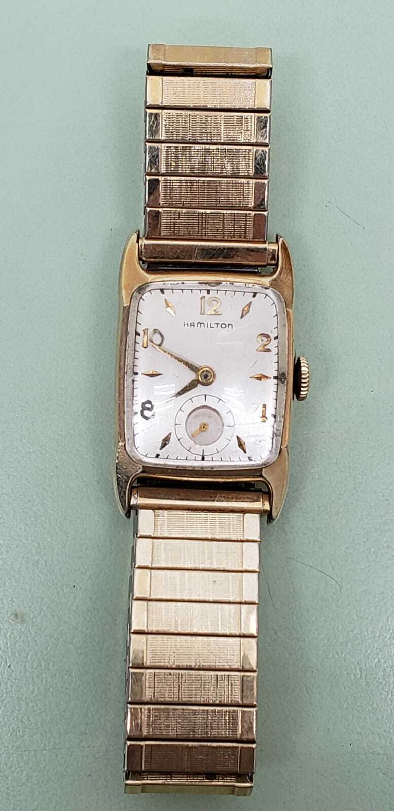 Hamilton Cranston Vintage Manual Wind Watch GoldFilled 1950s RUNS