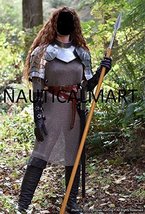 NauticalMart Warrior Woman Medieval Armor Chainmail Shirt Gothic Gorget 