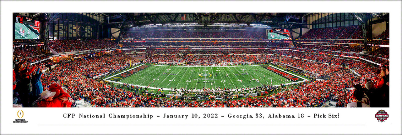 2022 National Championship Game UGA Panoramic 2022 National Championship Game UGA Panoramic