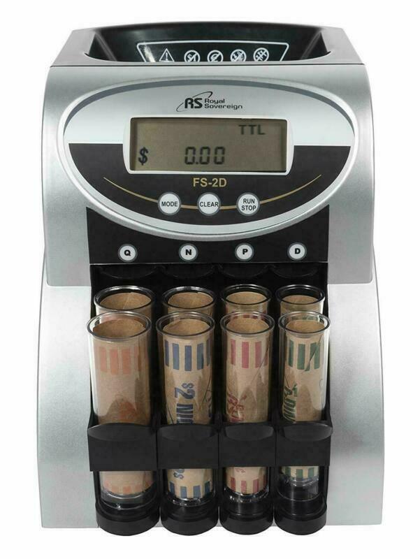 Commercial Coin Counter Sorter Machine Fast Sorting Digital LCD Money