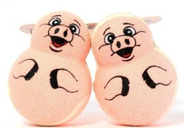 2 Count Fuzzballz Pink Pig Squeeze Me I Squeak Bouncing Toy Ball
