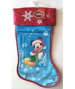 DISNEY ~ One (1) MICKEY MOUSE, 17&quot;x9&quot; Holographic 3D Christmas, 2013 ~ S... - $19.85