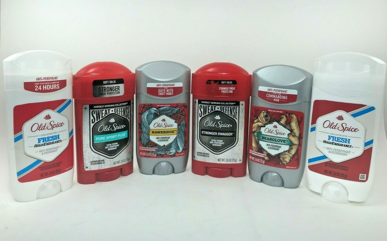 Old Spice Men's Five Different Scents AntiPerspirant/Deodorant 2.6 oz