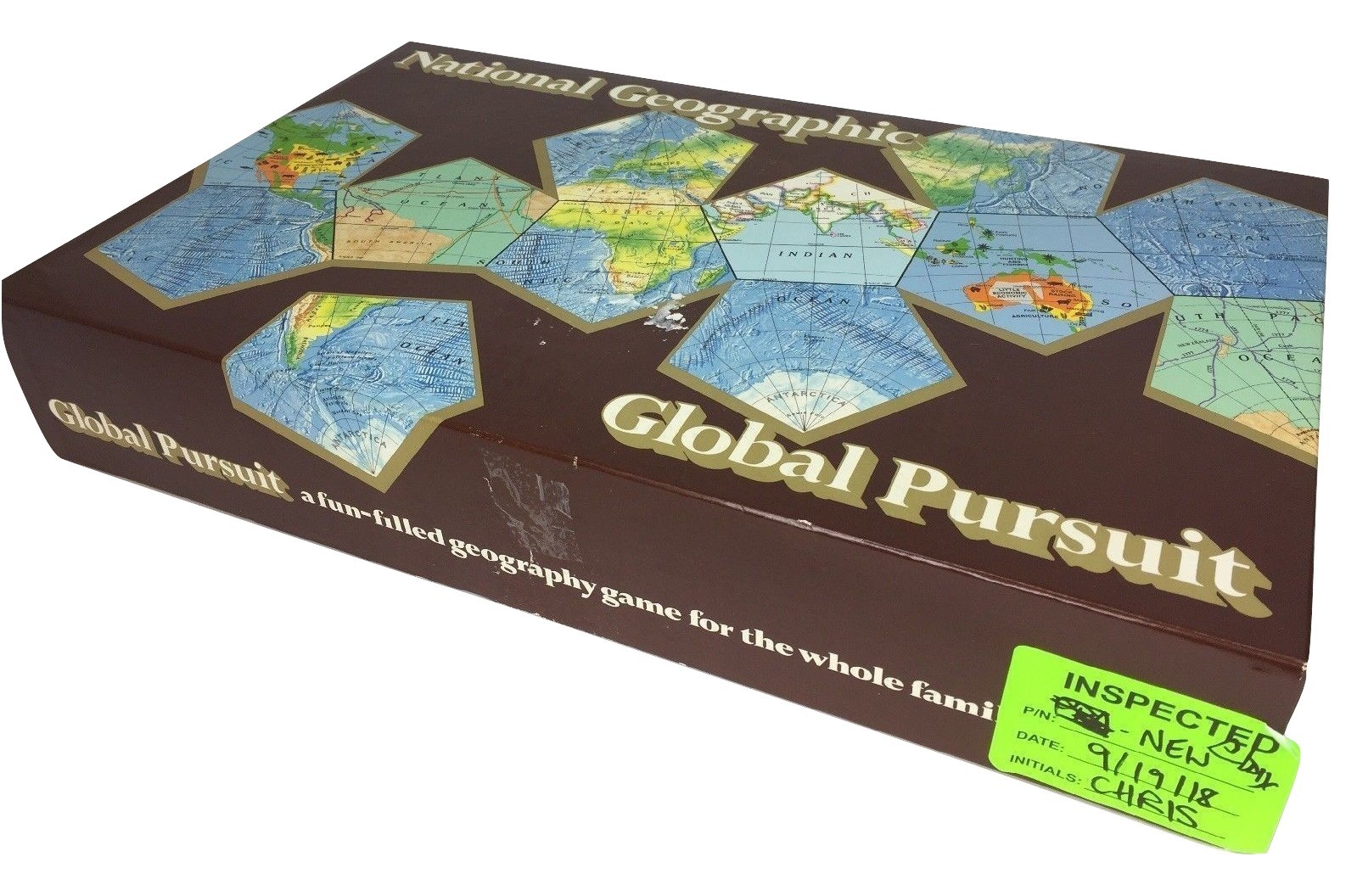 New National Geographic Global Pursuit Board Game 1987 NIB Family ...