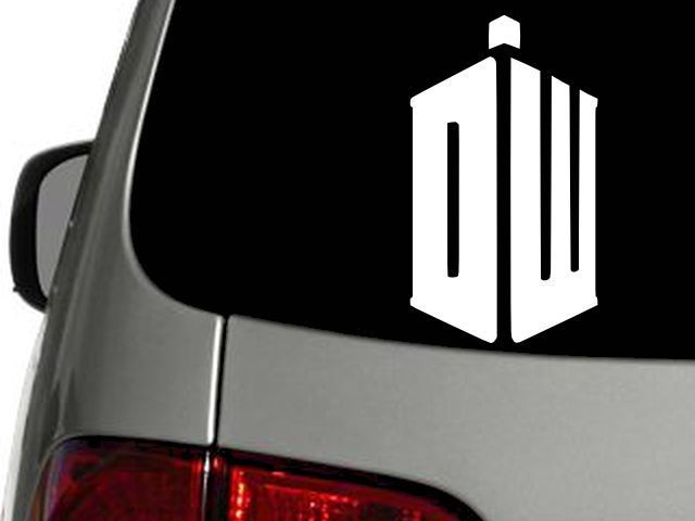 DOCTOR WHO LOGO Vinyl Decal Car Truck Wall Sticker CHOOSE SIZE COLOR