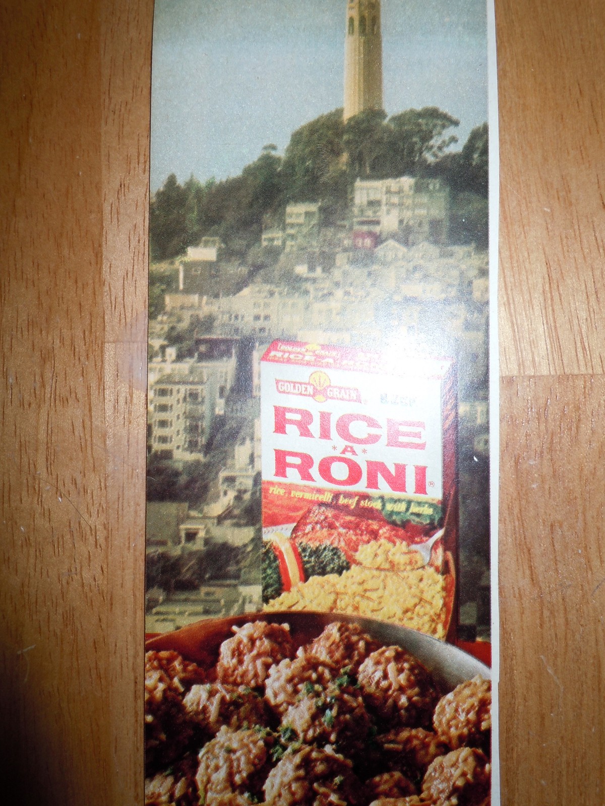 Rice A Roni Beef Porcupines Print Magazine Advertisement 1969 - Other
