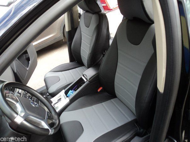 07-14 FULL CAR SEAT COVER SET FORD MONDEO RED /& BLACK CLOTH