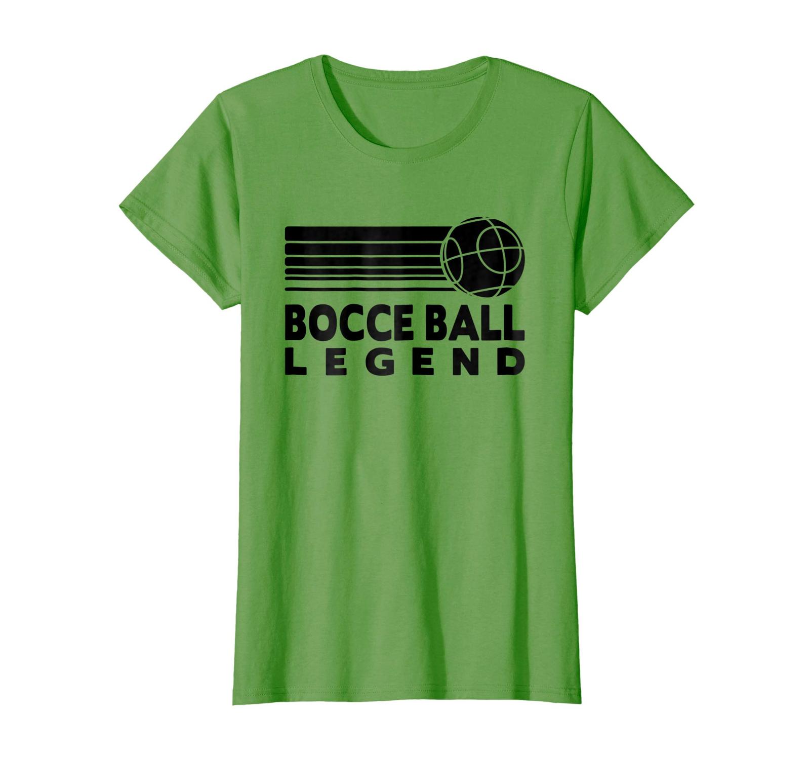 Funny Tee Bocce Ball Legend Bocce Ball Lovers Tshirt Wowen Tops