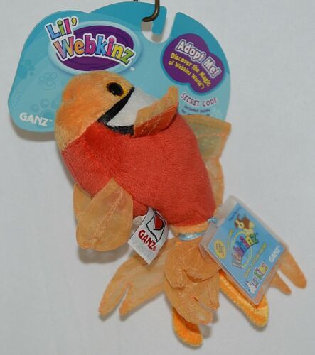 Ganz Brand Lil Webkins HS516J2A Adopt A Pet Tomato Color Plush Clown Fish