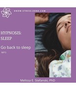 HYPNOSIS: Go Back To Sleep MP3; Hypnotherapy Rest Binaural Beats; Mental... - $4.00