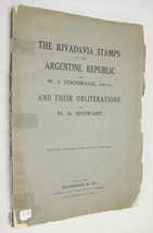 Rivadavia Stamps &amp; Obliterations Argentine Republic Cochran 8 Plates 192... - $70.53