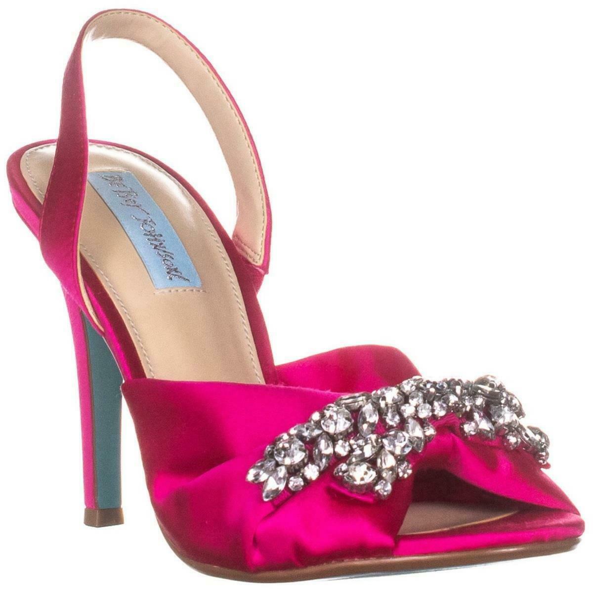 fuschia slingbacks