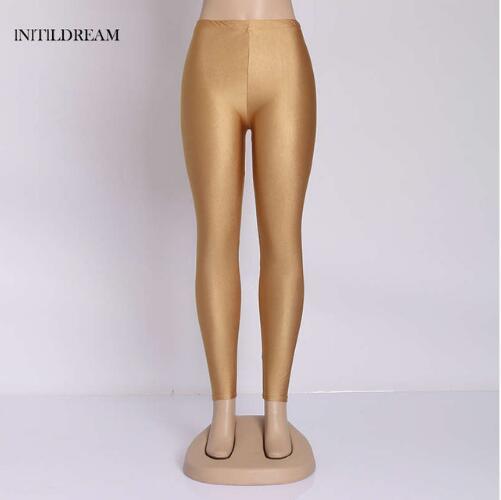 Image of spandex Leggings Solid Candy Color Neon Leggings Adventure Time Skinny