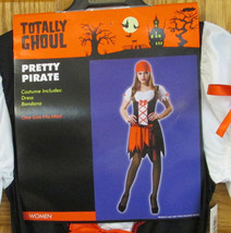 Sexy Pretty Pirate Womens Halloween Costume Dress Bandana One Size Red Black - $14.10