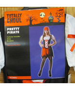 Sexy Pretty Pirate Womens Halloween Costume Dress Bandana One Size Red B... - $14.10