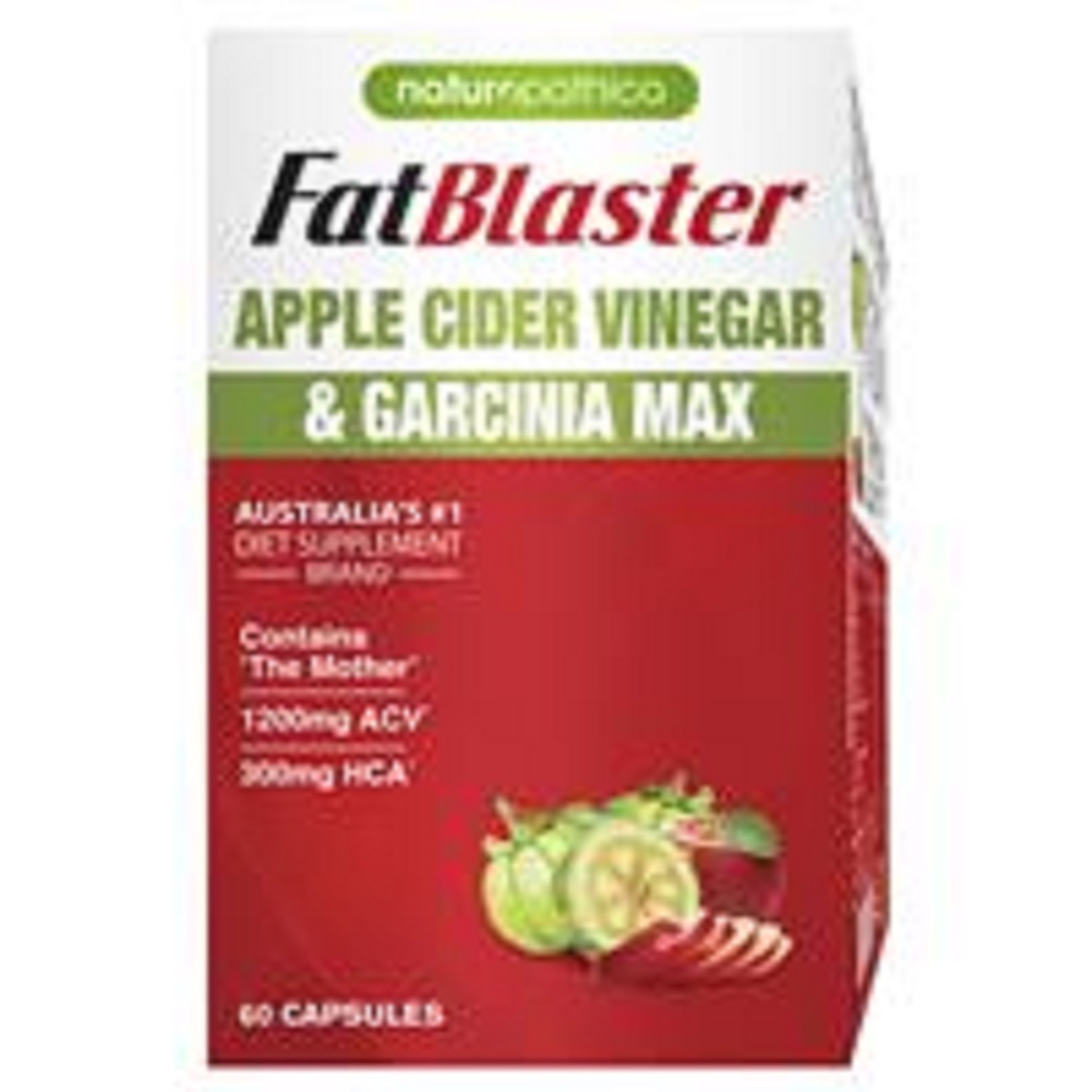 Naturopathica Fatblaster Apple Cider Vinegar Plus Garcinia Max 60 Capsules