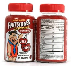 2 Bayer Flintstones Limited Edition Complete 70 Gummies Reds Dietary Supplement