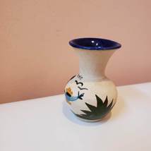 Mexican Tonala Pottery Bud Vase, La Bufadora, Southwestern ceramic pot image 3