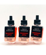 3-Pack Bath &amp; Body Works MAHOGANY APPLE Fragrance Wallflowers Refills 0.... - $18.99