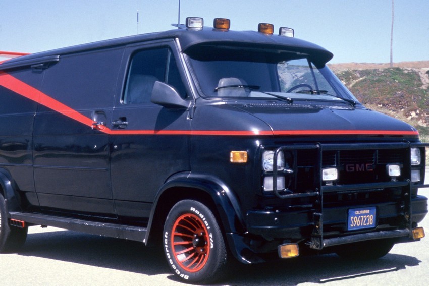 The A-Team 1983 GMC Vandura van classic 18x24 Poster - Home Décor