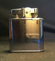 Old Vtg Collectible ATC Super Deluxe Cigarette Lighter Silver Tone Made ... - $29.95