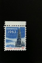 1963 5c Lighted Christmas Tree Scott 1240 Mint F/VF NH - $0.99