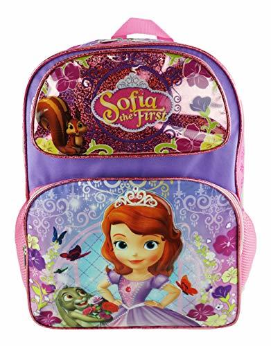 Disney's Sofia The First Deluxe 16 Large Size Backpack - Lovely Roses - A19430