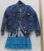 George Jean Jacket & Tie Dyed Tutu Top Peace Dress Justice 2 Pc Girls Size 8 - $12.22