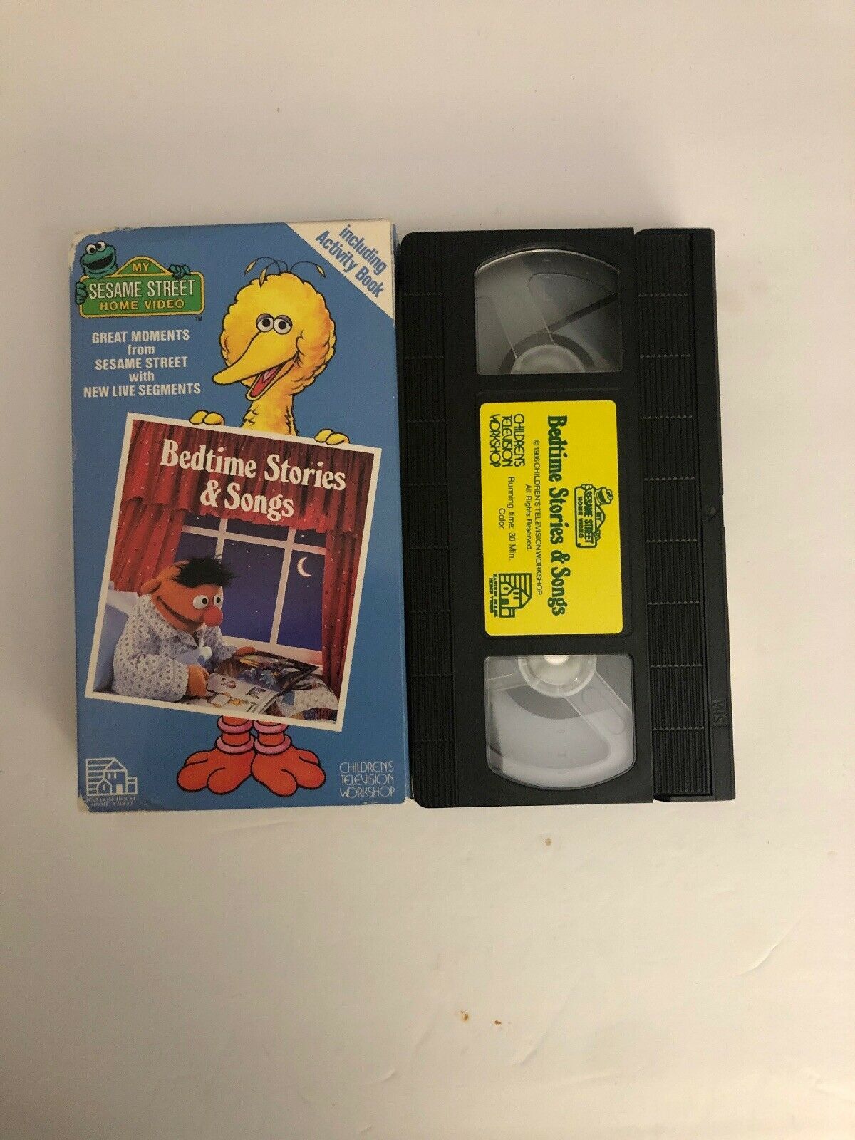 MY SESAME STREET HOME VIDEO Bedtime Stories & Songs VHS 1986 TESTED ...