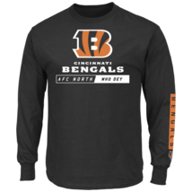 Majestic Men’s NFL Primary Receiver Long-Sleeved Tee Bengals XL #NIO26-386* - $24.99
