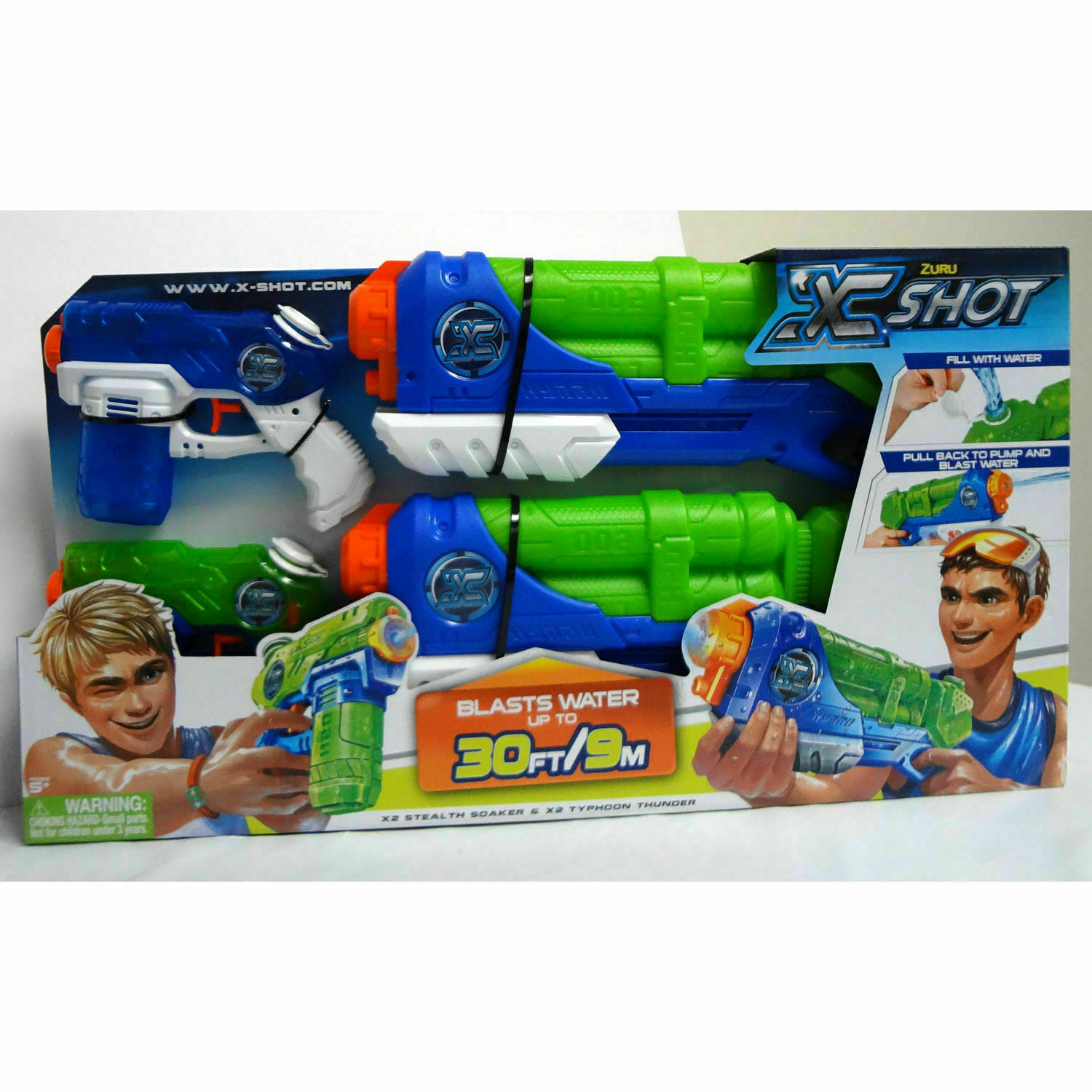 XShot Water Guns Blaster Launcher Set 2 and similar items