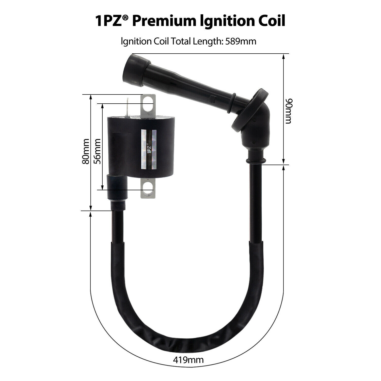 Premium Ignition Coil Spark Plug Yamaha Raptor 660R YFM660R Grizzly 660