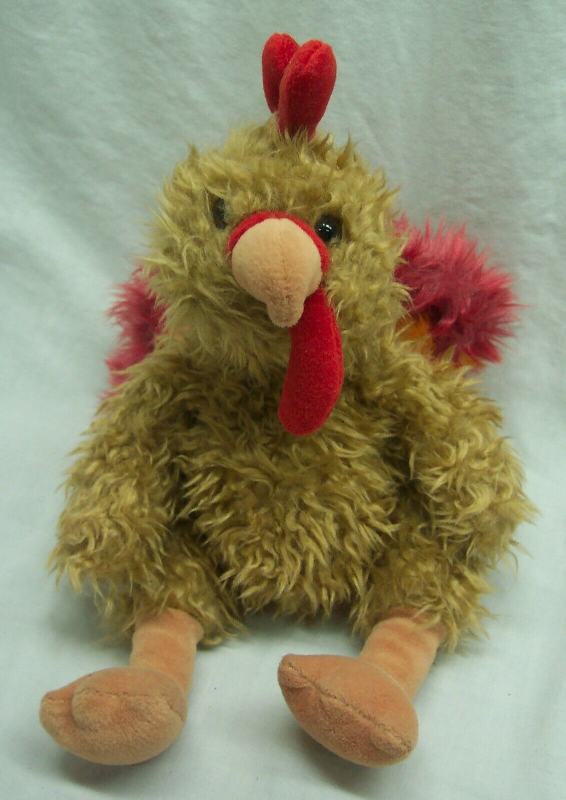 Russ CUTE GOBBLES THE FUZZY TURKEY 8" Plush STUFFED ANIMAL Toy Other