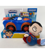 NEW DC Superman Signal Squad car plush toy lights up super friends - $20.93
