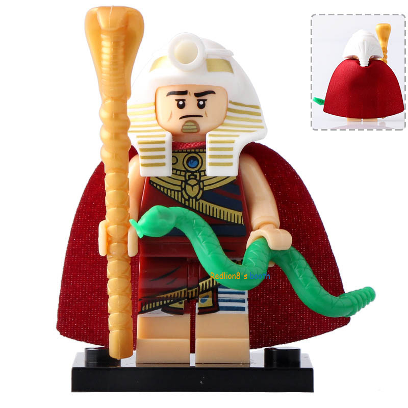 King Tut (Tutankhamun) Monarch of ancient Egypt Minifigures Lego Compatible Toys