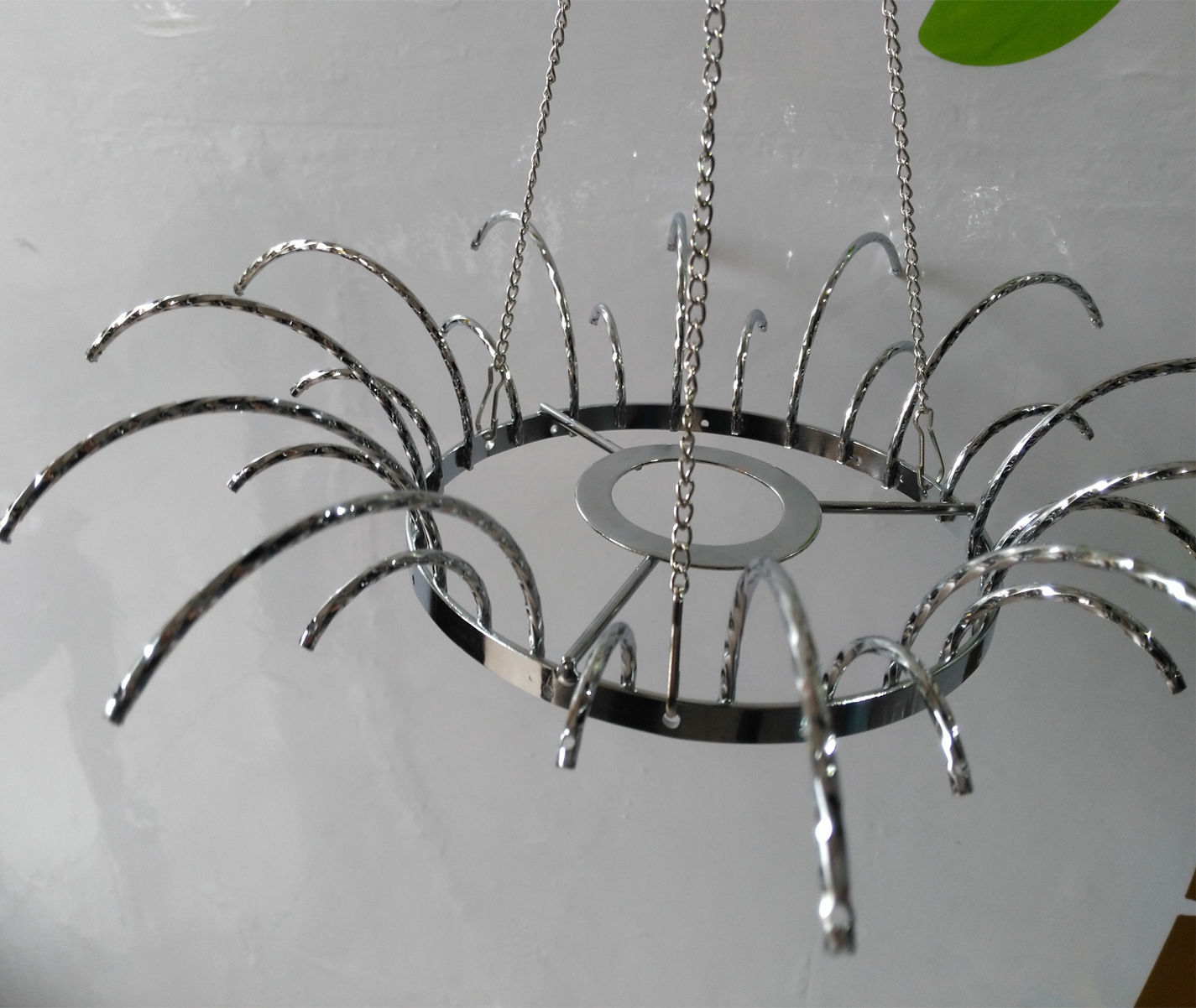 12" W STAINLESS STEEL CHANDELIER FRAME WEDDING PARTY CENTERPIECE DIY