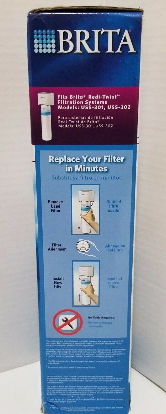 Brita Redi-Twist Under-Sink Replacement Filter Level 2, NIB - Water Filters