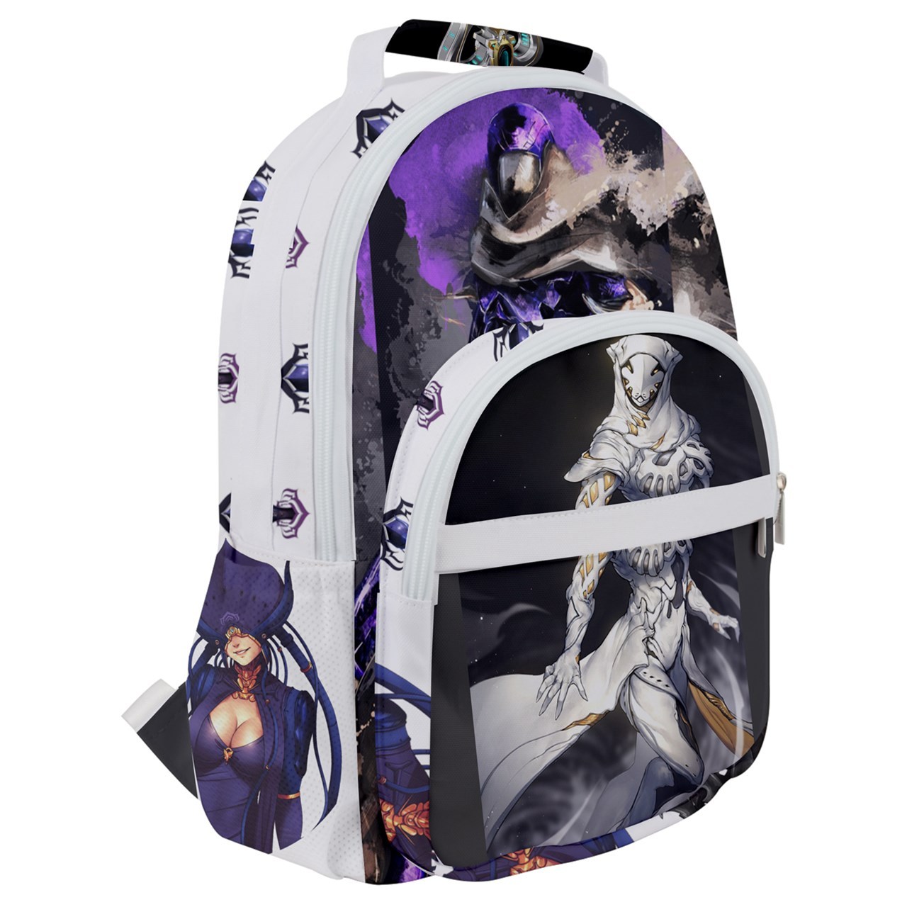 Rounded Multi Pocket Backpack kid school bag gamer gear geek nerd